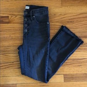 Cali Demi-Boot Jeans: Asymmetrical Hem Edition